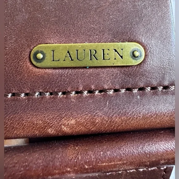 Ralp Lauren leather wide saddle belt - Picture 6 of 12